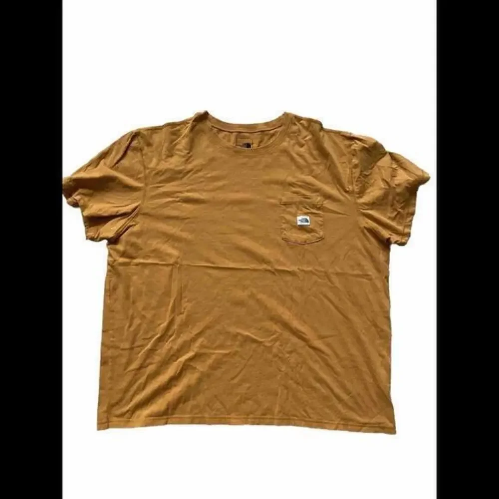 The North Face Shirt Mens 2XL Short Sleeve T Orange‎ Brown Cotton